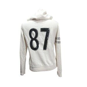 Aeropostale Womens Full-Zip Hoodie Jacket Sweatshirt Cardigan L